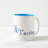 Jane Austen Unsocial Taciturn Quote Mok (Voorkant rechts)