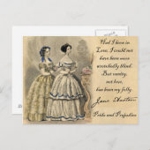Jane Austen: Vanity Briefkaart (Voorkant / Achterkant)