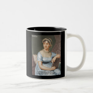 Jane Austen Vriendschap/Liefde/Verzachtende liefde Tweekleurige Koffiemok