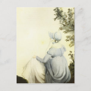 Jane Austen waterverf portret Briefkaart