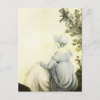 Jane Austen waterverf portret Briefkaart