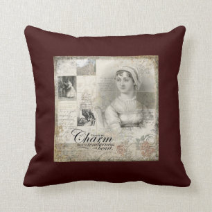 Jane Austen werpt kussen