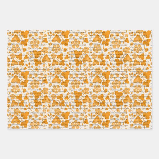 Jane Austen Wild Frambozen Inpakpapier Vel (Voorkant 3)