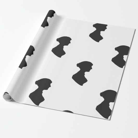 Jane Austen Wrapping Paper Cadeaupapier (Uitgerold)