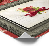 Jane Austen Writing Geïnspireerde print (Hoek)