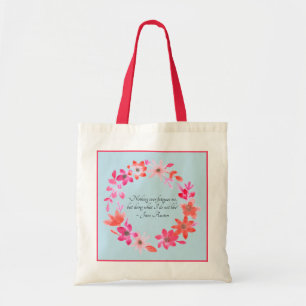 Jane Austen Zelfzorg Citaat – Mansfield Park Tote Bag