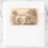 Jane Austen's Chawton House Rechthoekige Sticker (Tas)