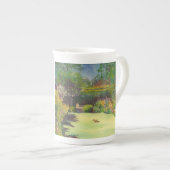Jane Austen's Garden II Waterverf Bone China Mok (Voorkant rechts)