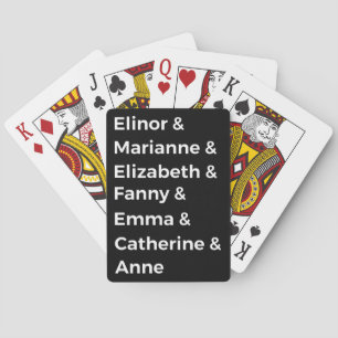 Jane Austen's Heroines I Pokerkaarten