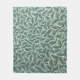 Jane Austen's Home Leaf Wallpaper Fleece Deken