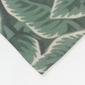 Jane Austen's Home Leaf Wallpaper Fleece Deken (Hoek)