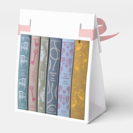 Jane Austen's Novels Gift Box Bedankdoosjes (Achterkant)