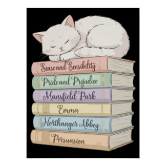 Jane Austen's Novels IX Perfect Poster