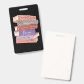 Jane Austen's Novels V Badge (Voor- en achterkant)