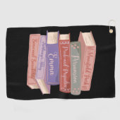 Jane Austen's Novels V Golfhanddoek (Horizontaal)