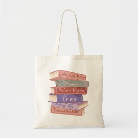 Jane Austen's Novels V Tote Bag (Voorkant)