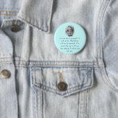 Jane Austen's Pride Ronde Button 5,7 Cm (In situ)