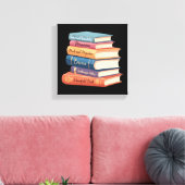 Jane Austen's romans VII Canvas Afdruk (Insitu (Woonkamer))