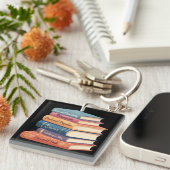 Jane Austen's romans VII Sleutelhanger (Voorkant Rechts)