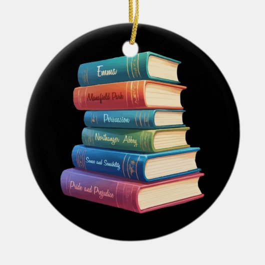 Jane Austen's romans VIII Keramisch Ornament (Voorkant)