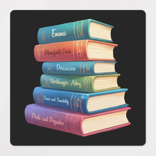 Jane Austen's romans VIII Labels (Design 1)