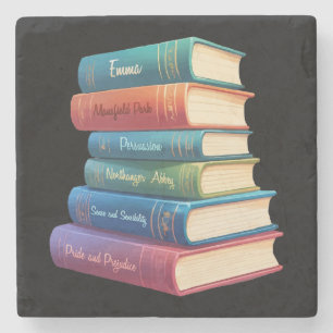 Jane Austen's romans VIII Stenen Onderzetter