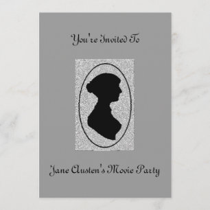 Jane Austen's Tea Party Invitation 3 Kaart