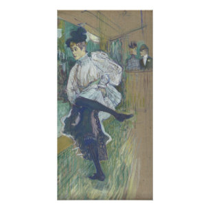 Jane Avril Dancing by Henri de Toulouse-Lautrec Perfect Poster