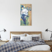 Jane Avril Dancing, c.1892 Canvas Afdruk (Insitu (Slaapkamer))