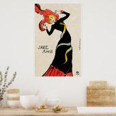 Jane Avril - Poster Toulouse-Lautrec (Cuisine)
