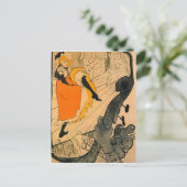 Jane Avril van Toulouse-Lautrec Briefkaart (Staand voorkant)