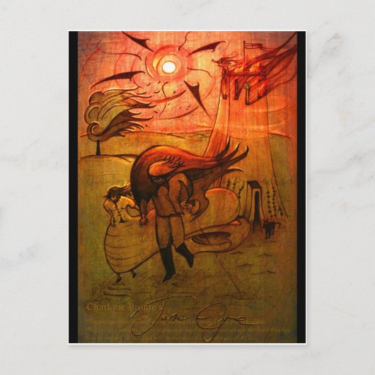 Jane Eyre briefkaart (Voorkant)