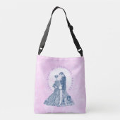 Jane Eyre en Edward Rochester met Pilot Pink Crossbody Tas (Achterkant)