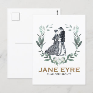 Jane Eyre en Edward Rochester met Wreath Briefkaart