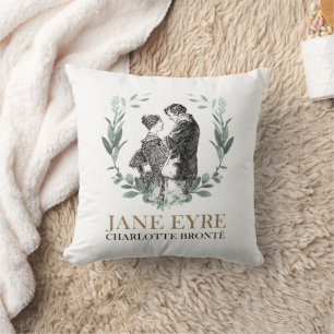Jane Eyre en Edward Rochester met Wreath Kussen