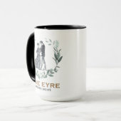 Jane Eyre en Edward Rochester met Wreath Mok (Voorkant links)