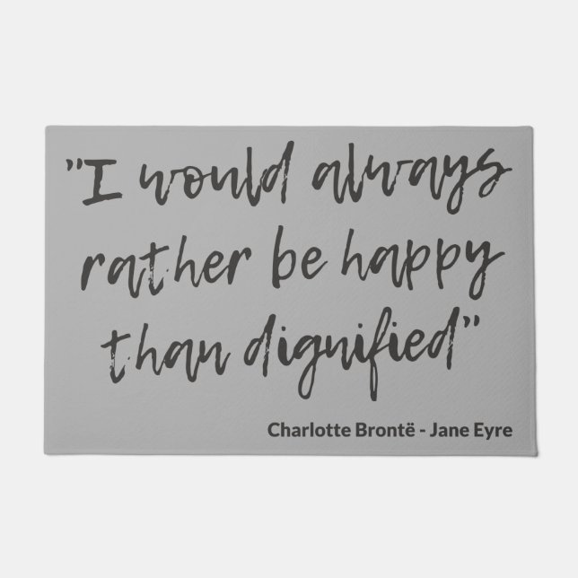Jane Eyre Quote I Deurmat (Voorkant)