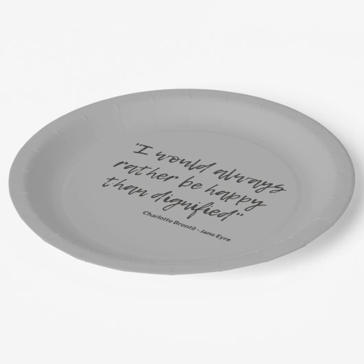 Jane Eyre Quote I Papieren Bordje (Gekanteld)