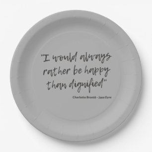 Jane Eyre Quote I Papieren Bordje