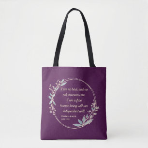 Jane Eyre Quote II - Schattigee stijl Draagtas