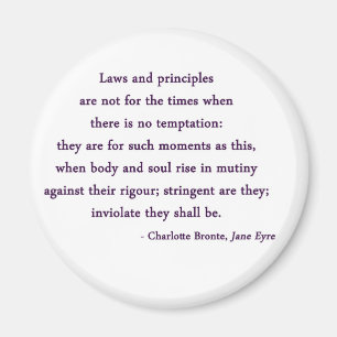 Jane Eyre Quote Magnet Magneet
