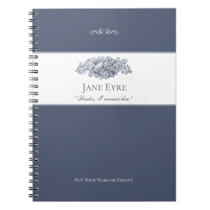 Jane Eyre - Reader ik trouwde hem - Doves Dark Gra Notitieboek