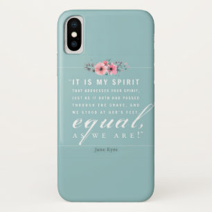 Jane Eyre - zoals wij zijn - Blauwgroen (BIJGEWERK iPhone X Hoesje