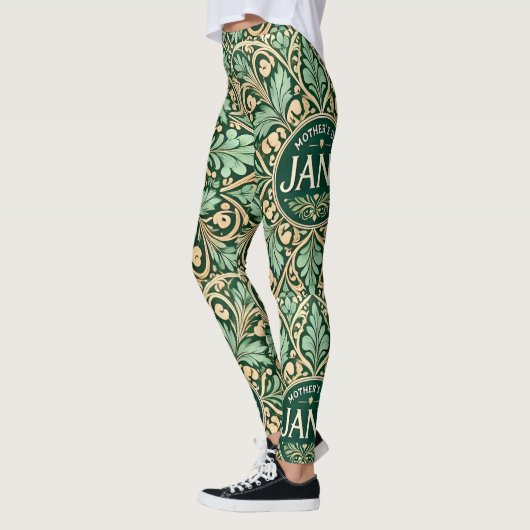 JANE ~ Moederdag ~ Groen Leggings (Links)