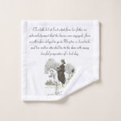 Jane on Horseback - Jane Austen Pride & Prejudice (Gant de toilette)