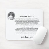 Jane Rant Mousepad Muismat (Met muis)