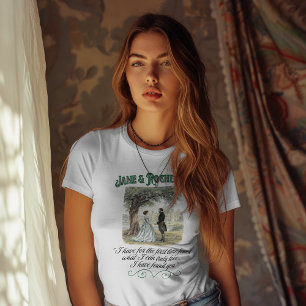 Jane & Rochester Thornfield Hall Groen T-shirt