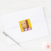 Jane Roe Vierkante Sticker (Envelop)