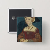 Jane Seymour Vierkante Button 5,1 Cm (Voorkant /achterkant)