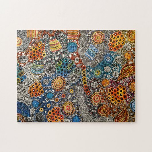 Janet Golder Mon pays Puzzle d'art autochtone (Horizontal)
